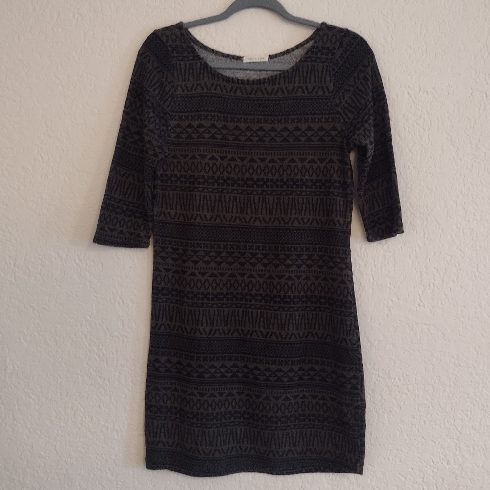 tea n rose Aztec Striped Dress
